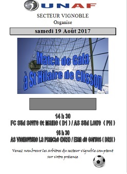 affiche gala St Hilaire de Clisson